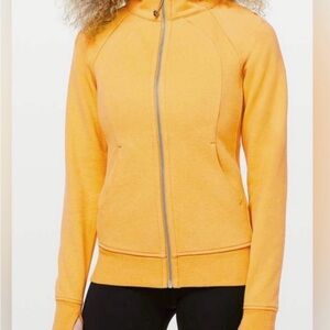 Lululemon Scuba Full Zip-Up Hoodie Jacket Yellow Honey Lemon 🍋 Size 10